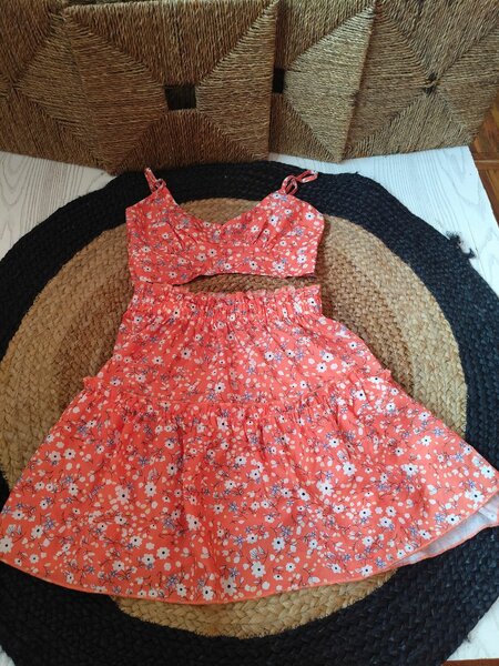 Complet d'été florale élégante