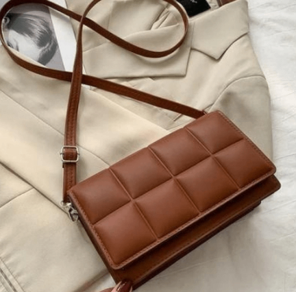 Sac bandoulière matelassé tendance