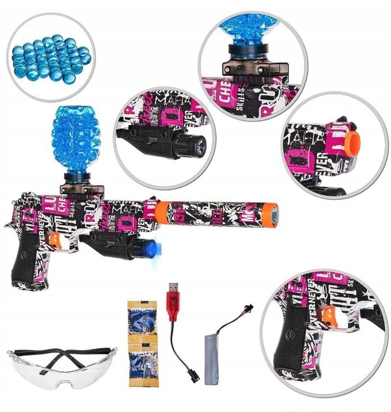 Paint ball rechargeable a balle d'eau