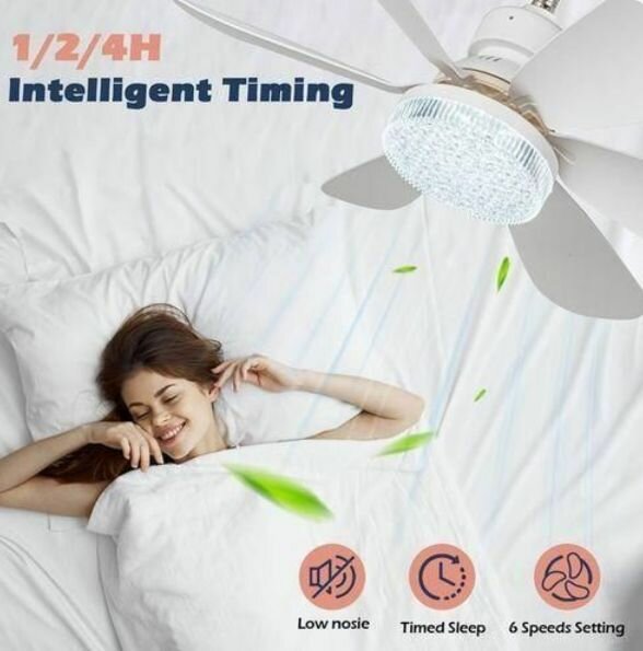 Ventilateur Plafonnier LED Silencieux