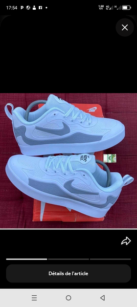 Baskets blanches modernes