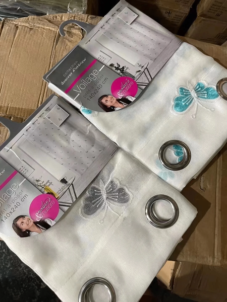 Rideau de douche papillon élégant