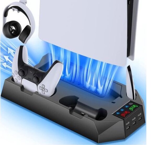 PS5 Console Stand Controller Charger Charging Station Dock