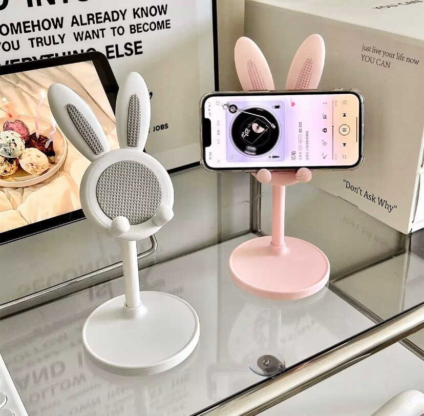 Support téléphone oreilles lapin
