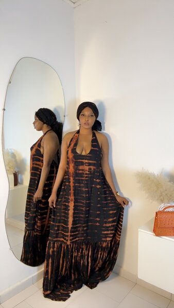 Robe maxi bohème chic