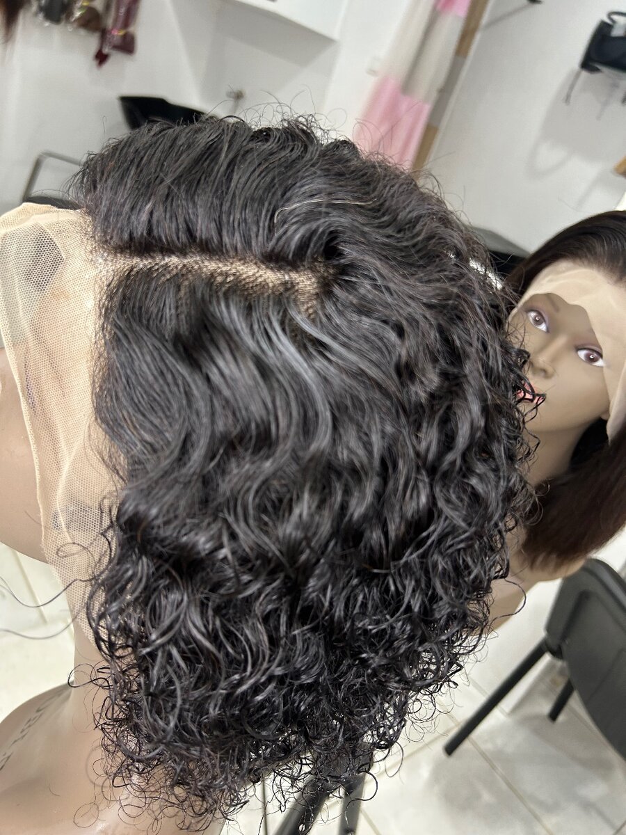 Curly péruvienne effet mouillé taille 10