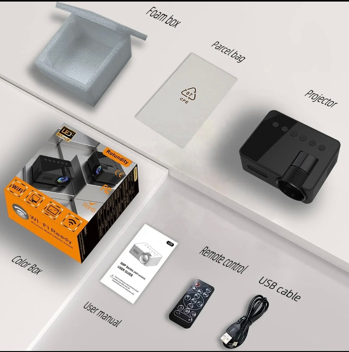 Mini Projecteur Portable Wifi