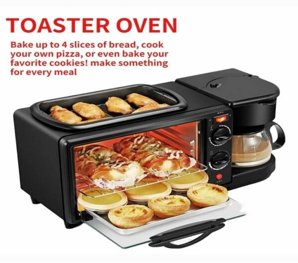 Breakfast Machine & Electric Toaster Oven & Coffee Maker 3 i