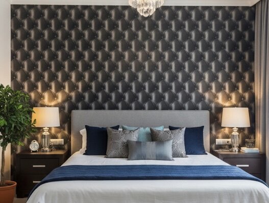 Papier Peint Matelassé Luxe