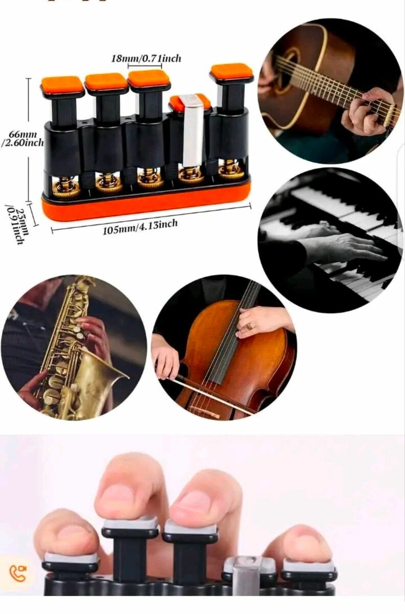 Finger exercises instrument