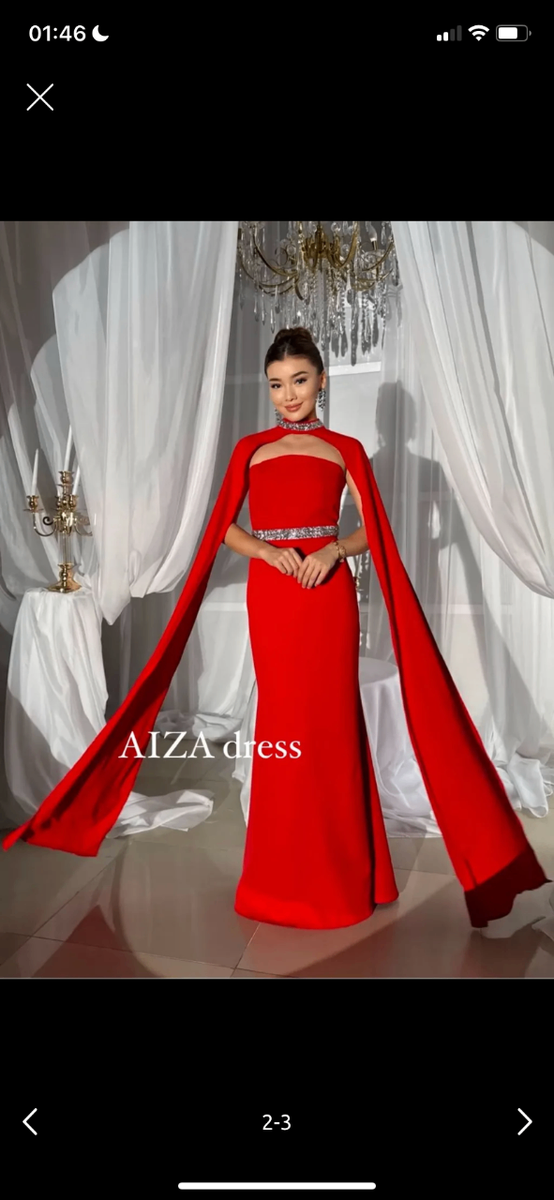 Красный платье