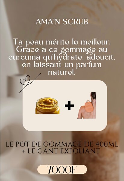 Gommage curcuma 100% naturel