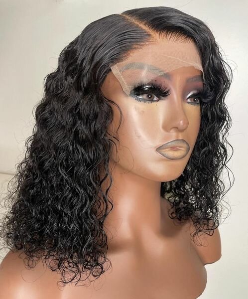 Beautiful women's wig 12” water wave