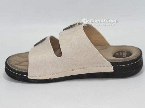 Sandales confortables en cuir