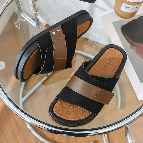 Sandales en cuir élégantes