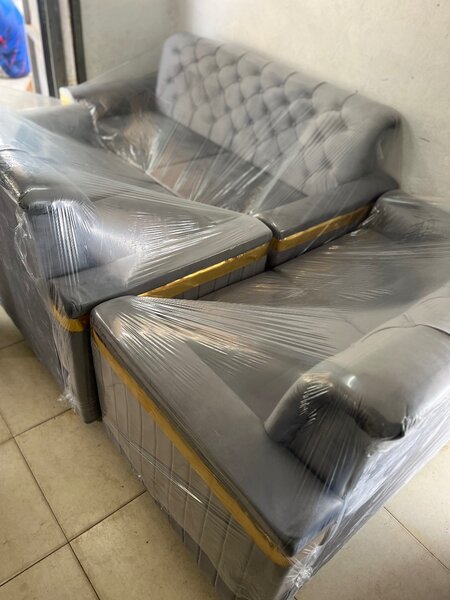 Canapé d'angle en velours élégant