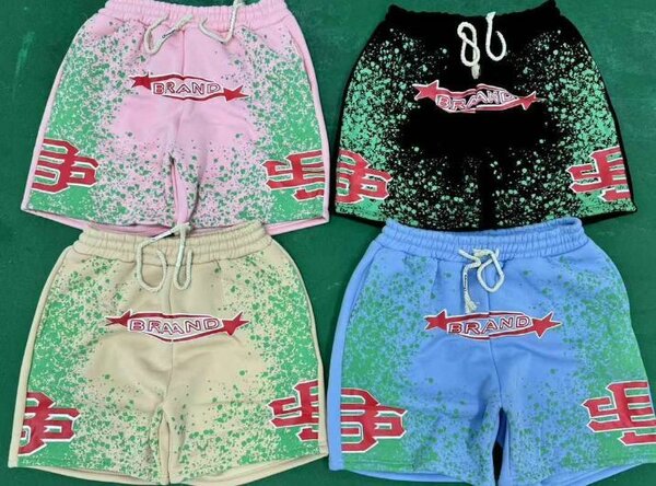 Shorts colorés unisexes