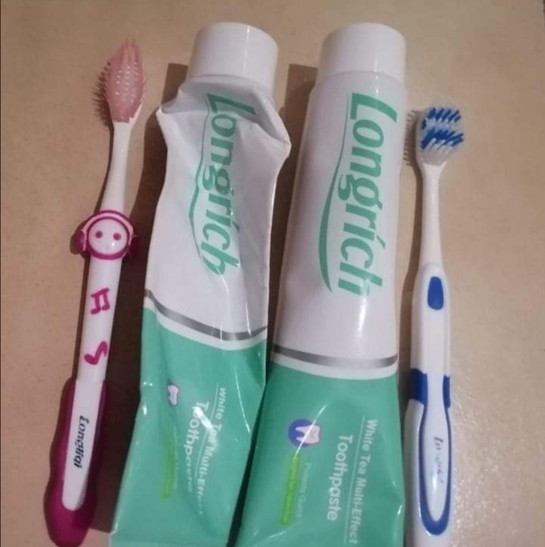 Feel fresh after brushing your teeth using longrich toothpas