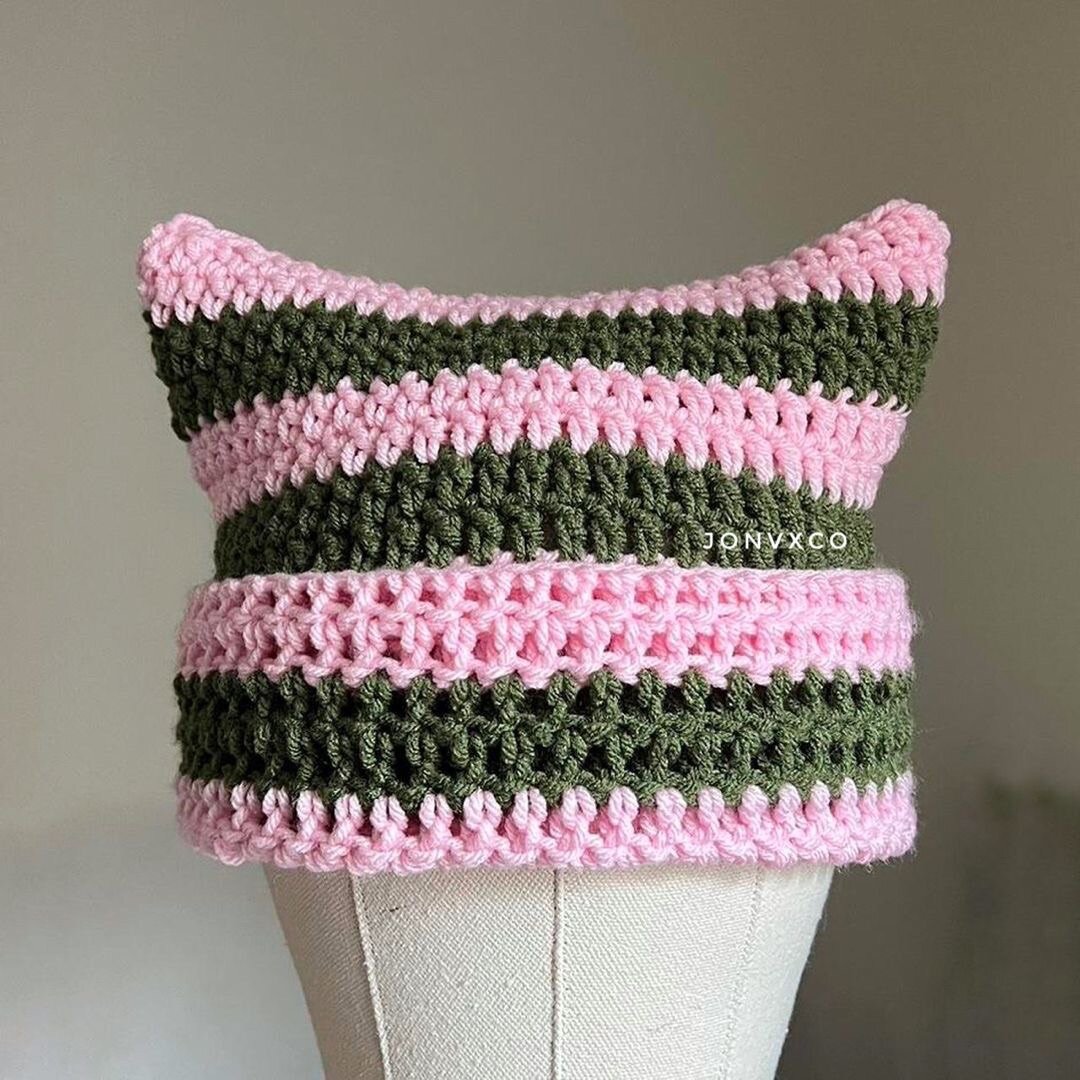 Bonnet tricoté en laine