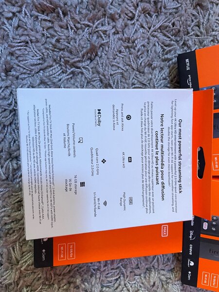 Amazon Firestick 4K max device