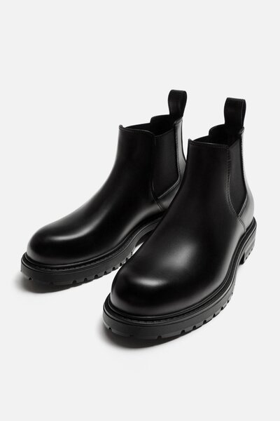 Bottes Chelsea en cuir