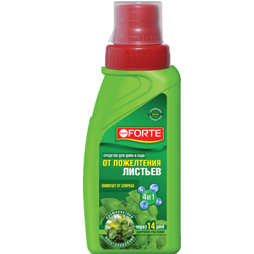 Средство 4 в 1 от пожелтения листьев, 285 мл