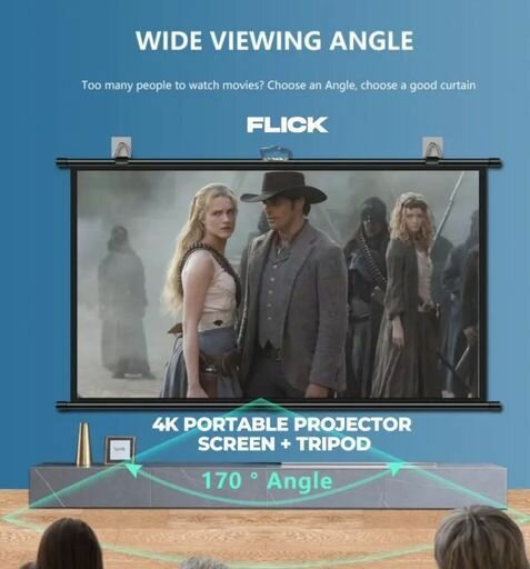 4k Projector Screen With Tripod