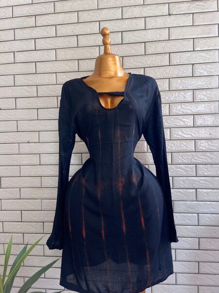 Robe tendance à manches longues