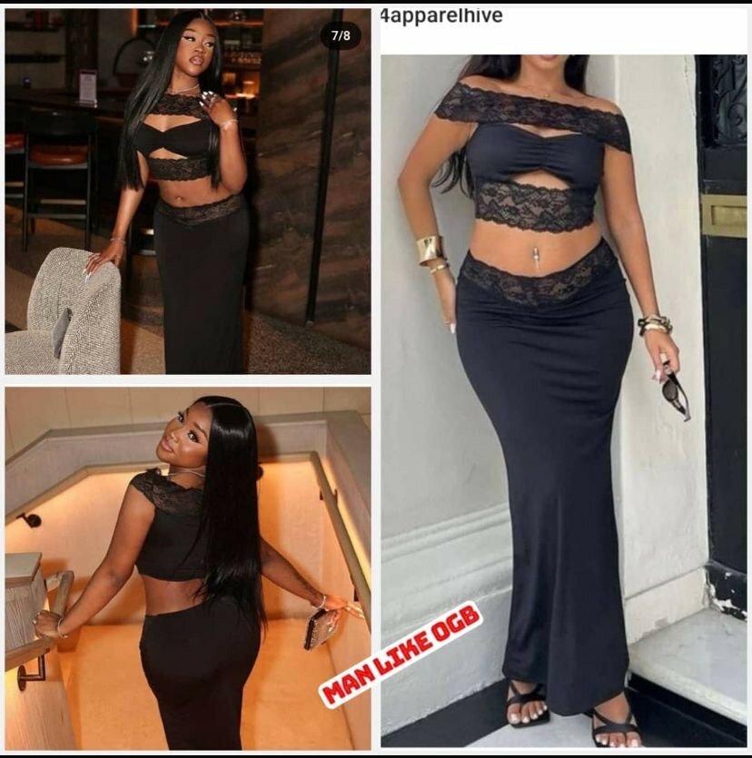 Haut et jupe pour les femmes