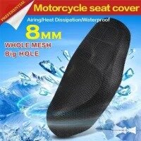 8mm Motorcycle Seat Heat Mesh 8mm Net Cover Sunscreen Cool Cushion Protector Sun Block Heat Insulation Mesh Pad