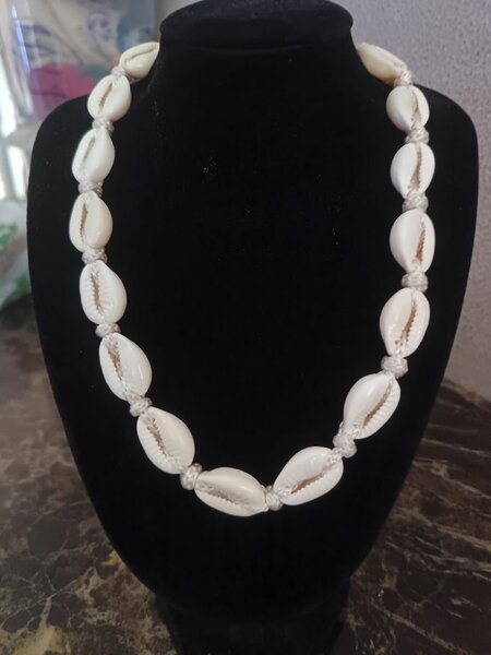 Collier en coquillages naturels