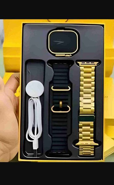 Golden smart Watch full HD