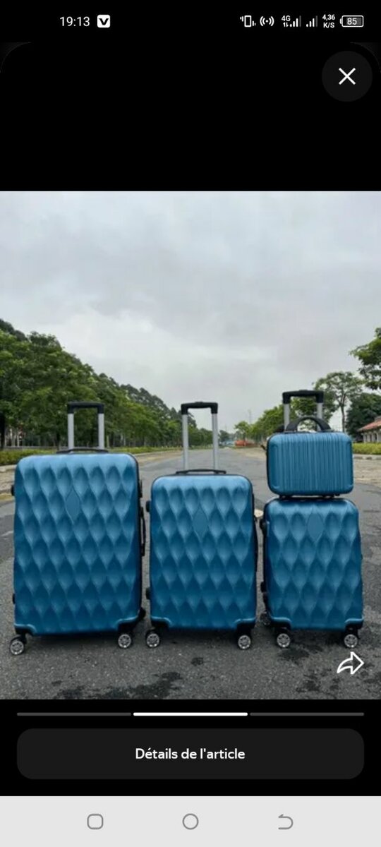 Ensemble Valises Polycarbonate