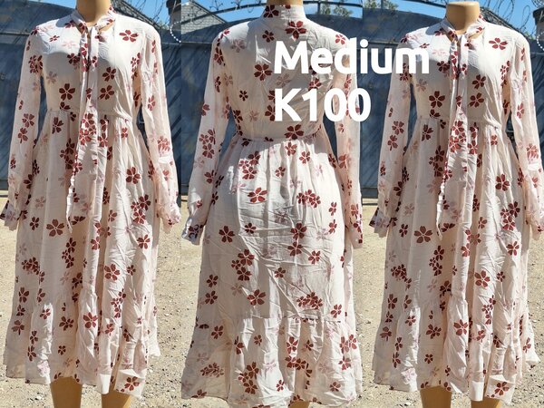 Beautiful and high-quality women's dress made of salaula silk