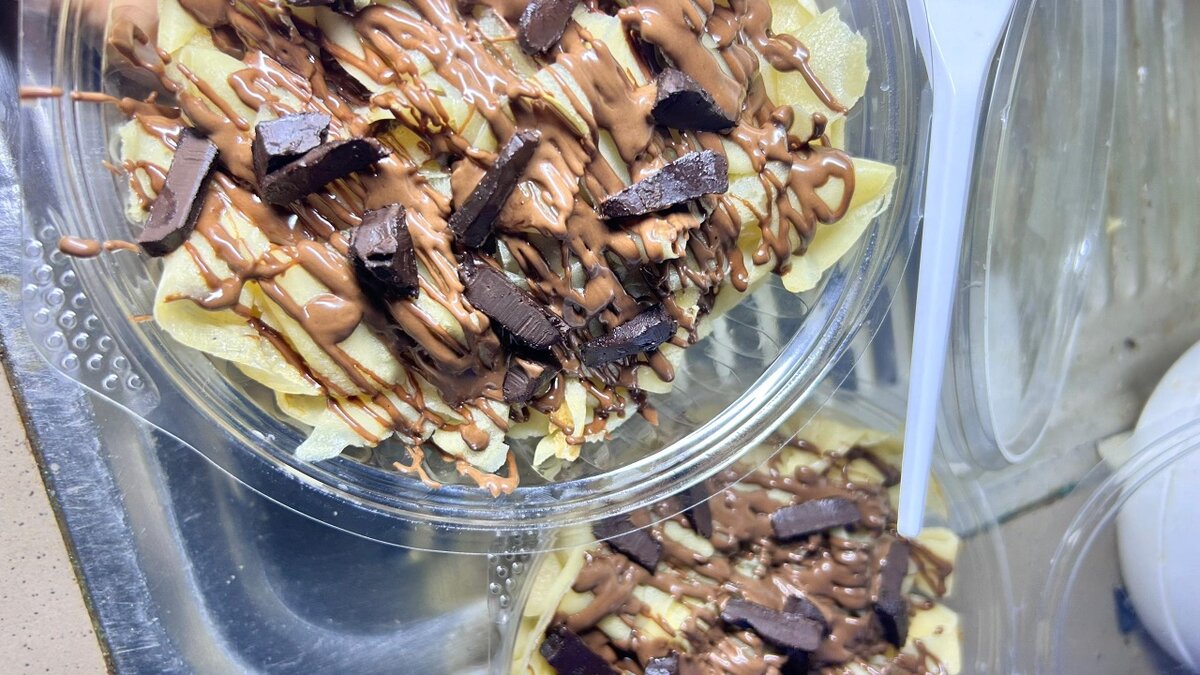 Délice de gaufre chocolatée