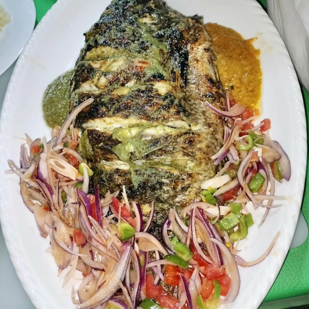 Carpe,chacha,sole, poulet