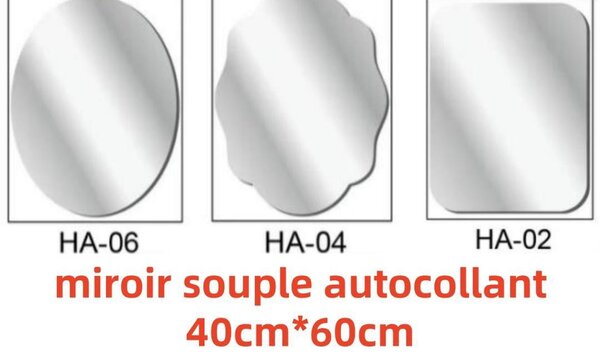 Miroir souple autocollant