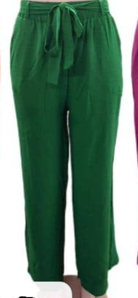 Wide trouser green