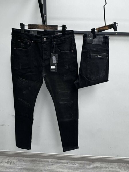 Jeans noirs tendance homme