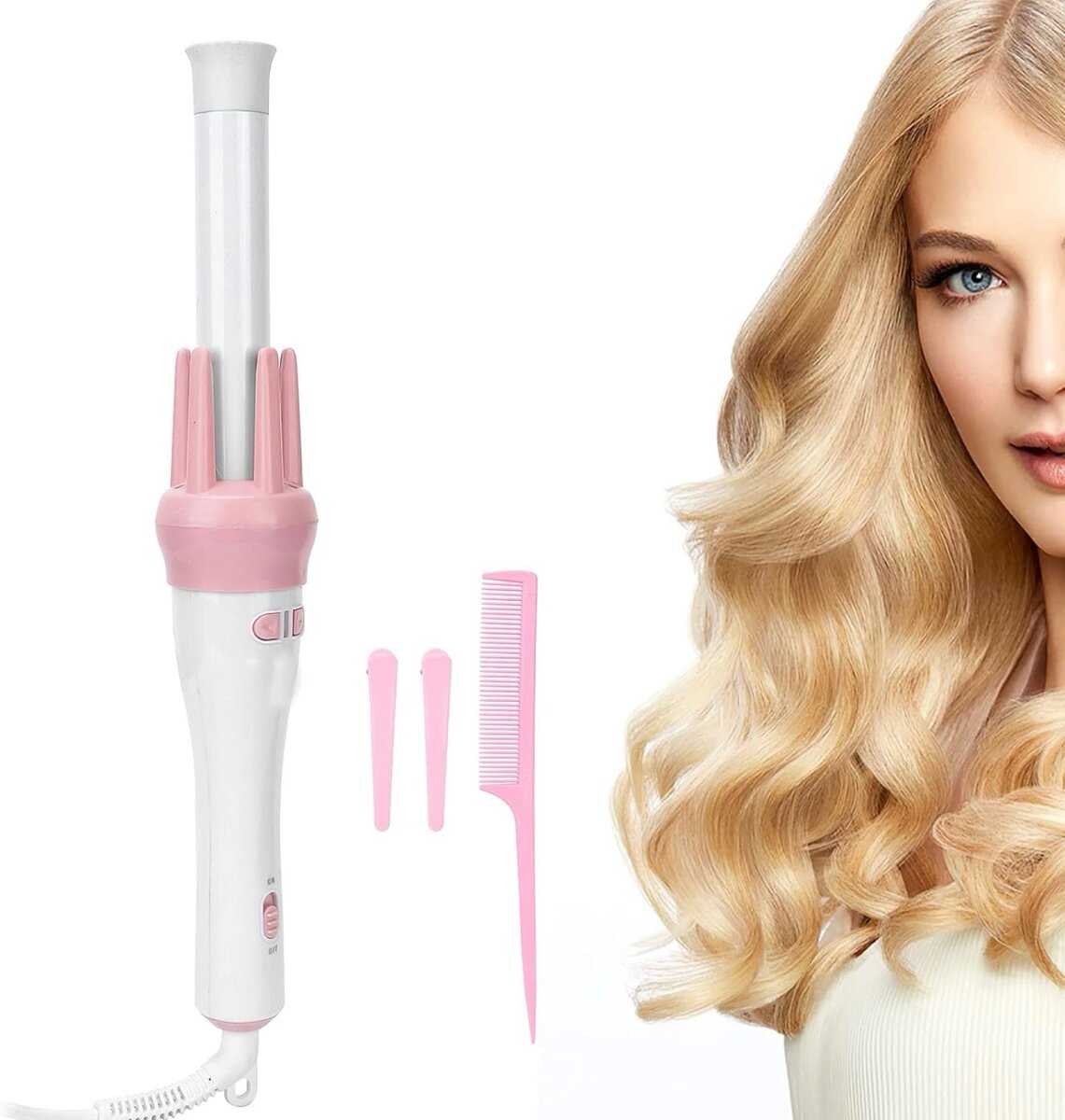 Fer à Friser en Céramique Professionnel, Hair Waver Automati