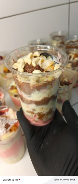 Yaourt en coupe dessert