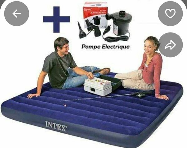 Matelas gonflable Intex avec pompe