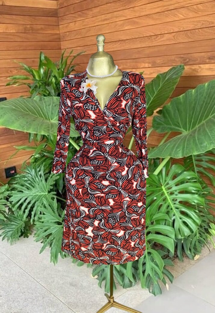 Robe élégante à motifs