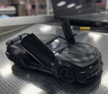 Коллекционная машинка металлическая спорткар черный