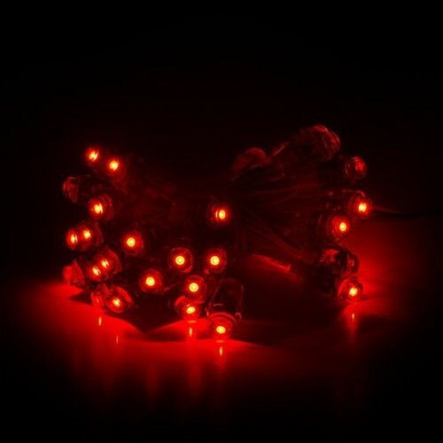 9mm pixel led 12v rouge