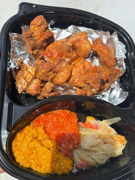 Croupion de dinde frit