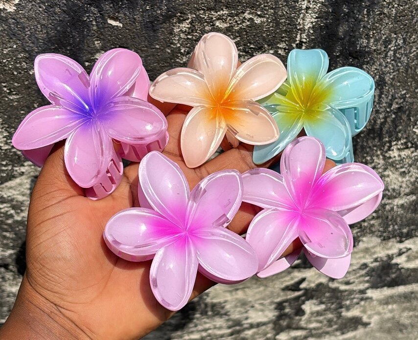 Pince à cheveux en fleur