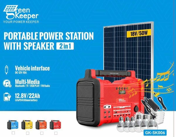 Station d'énergie portable 2-en-1