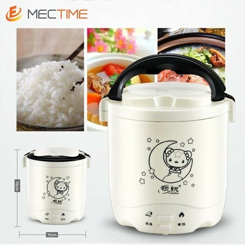 1.2L - 180W - Mini Student Dormitory Rice Cooker - White