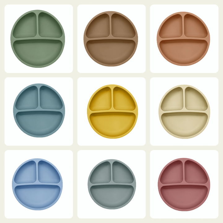 Assiette en silicone